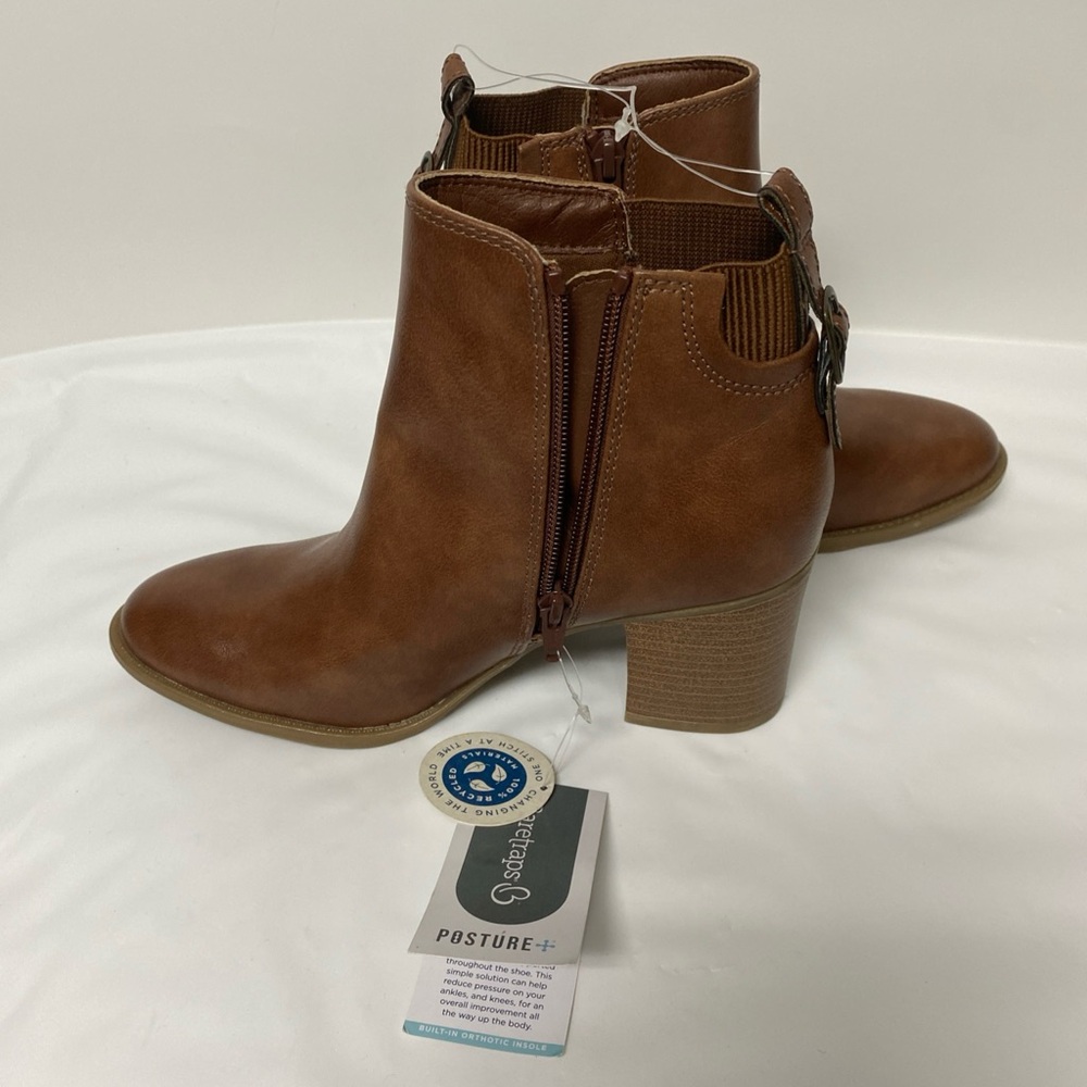Baretraps Posture Rhoslyn Women’s Brown Boots Built in orthotic Size 6.5 M - Picture 3 of 9